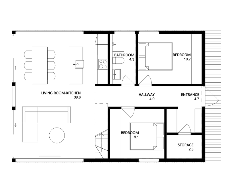 ODYL 85 ground floor plan